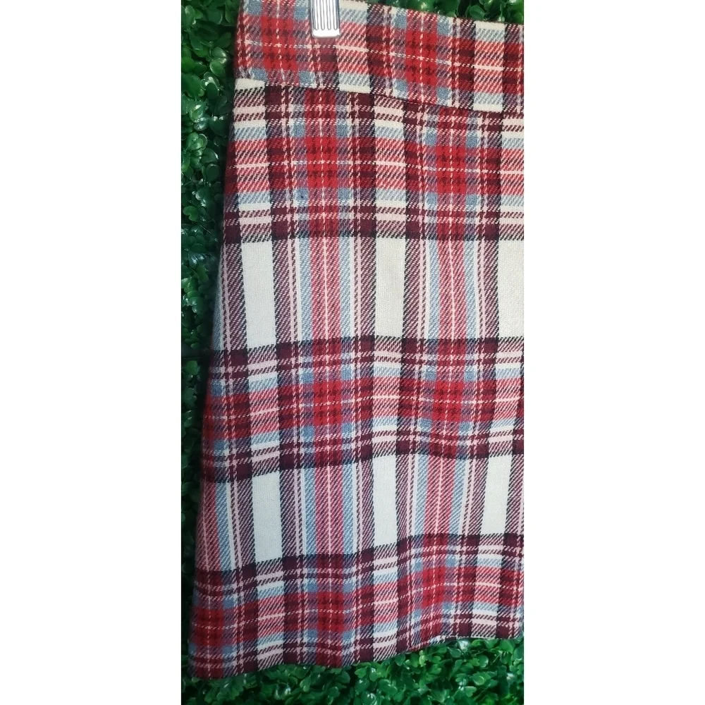 16. J.Crew Pleated mini skirt in vintage plaid
